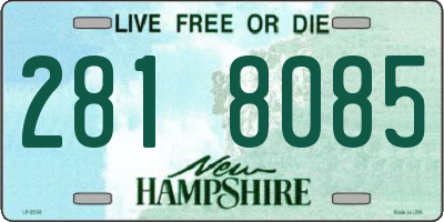 NH license plate 2818085