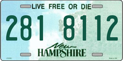 NH license plate 2818112