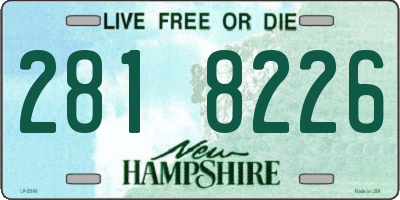 NH license plate 2818226