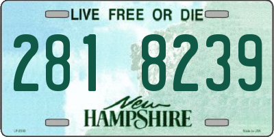 NH license plate 2818239