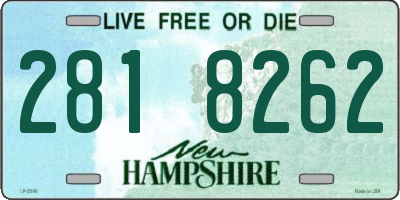 NH license plate 2818262