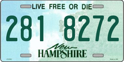 NH license plate 2818272