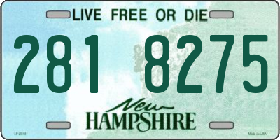 NH license plate 2818275