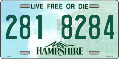NH license plate 2818284
