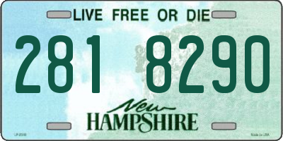 NH license plate 2818290