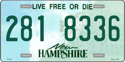 NH license plate 2818336