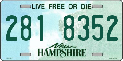 NH license plate 2818352
