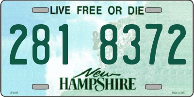NH license plate 2818372