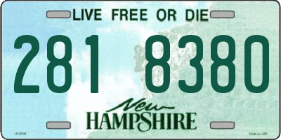NH license plate 2818380