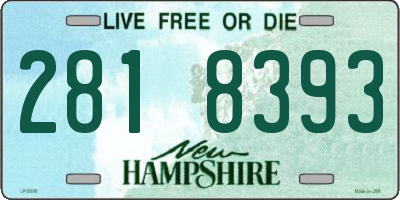 NH license plate 2818393
