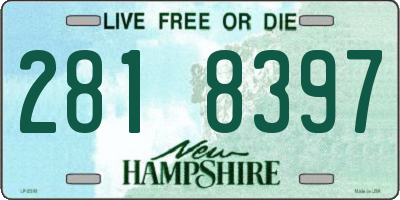 NH license plate 2818397
