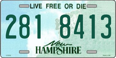 NH license plate 2818413