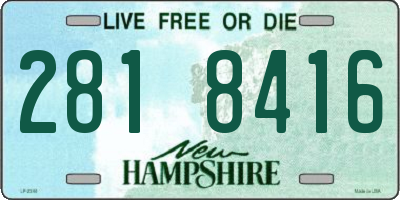 NH license plate 2818416