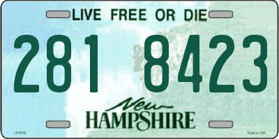 NH license plate 2818423