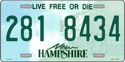 NH license plate 2818434
