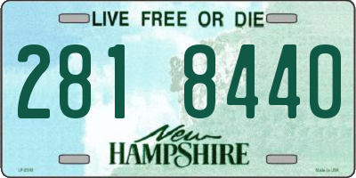 NH license plate 2818440