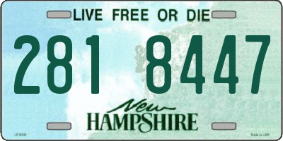 NH license plate 2818447