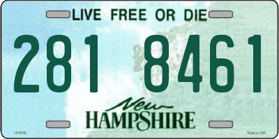 NH license plate 2818461