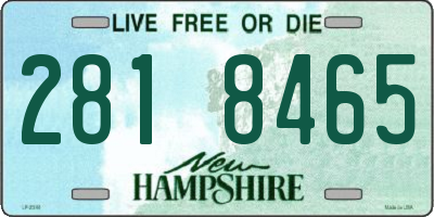 NH license plate 2818465