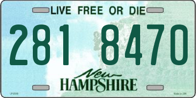 NH license plate 2818470