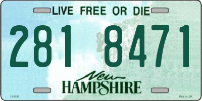 NH license plate 2818471