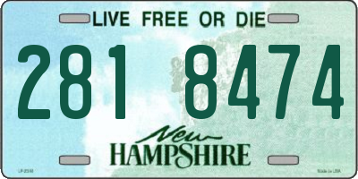 NH license plate 2818474