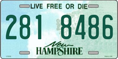 NH license plate 2818486