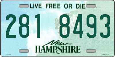 NH license plate 2818493