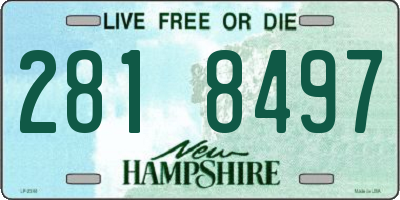 NH license plate 2818497