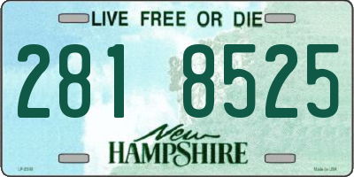 NH license plate 2818525