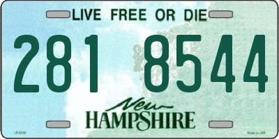 NH license plate 2818544