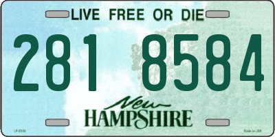 NH license plate 2818584