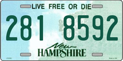 NH license plate 2818592