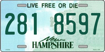 NH license plate 2818597