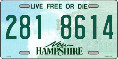 NH license plate 2818614