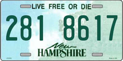 NH license plate 2818617