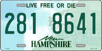 NH license plate 2818641