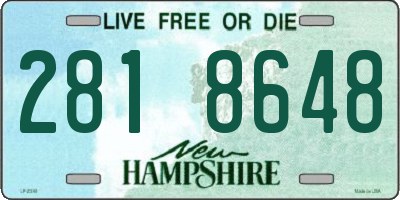 NH license plate 2818648