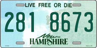NH license plate 2818673