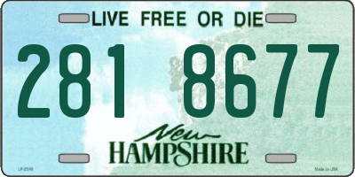 NH license plate 2818677