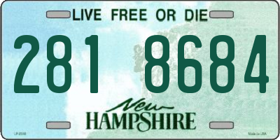 NH license plate 2818684