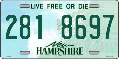 NH license plate 2818697