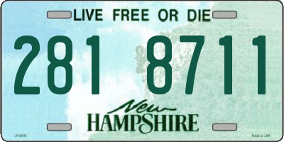 NH license plate 2818711