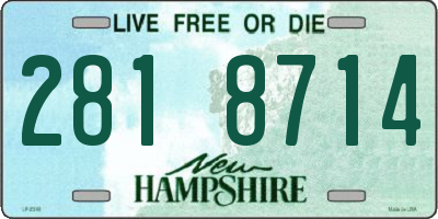 NH license plate 2818714
