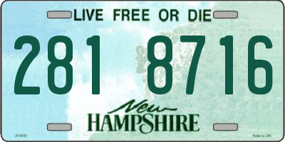 NH license plate 2818716