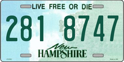 NH license plate 2818747