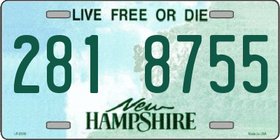 NH license plate 2818755