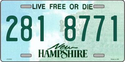 NH license plate 2818771