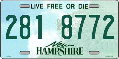 NH license plate 2818772
