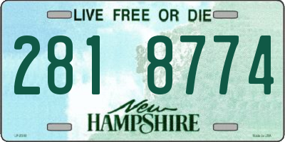 NH license plate 2818774